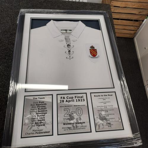 Bolton Wanderers FA Cup Centenary shirt (box framed)