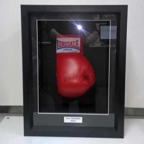 Signed boxing glove